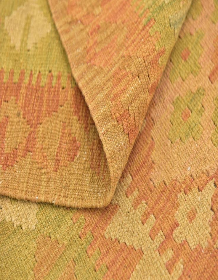 Detail image of  3' x 5'  Hand Woven Kilim Waziri Wool Rug