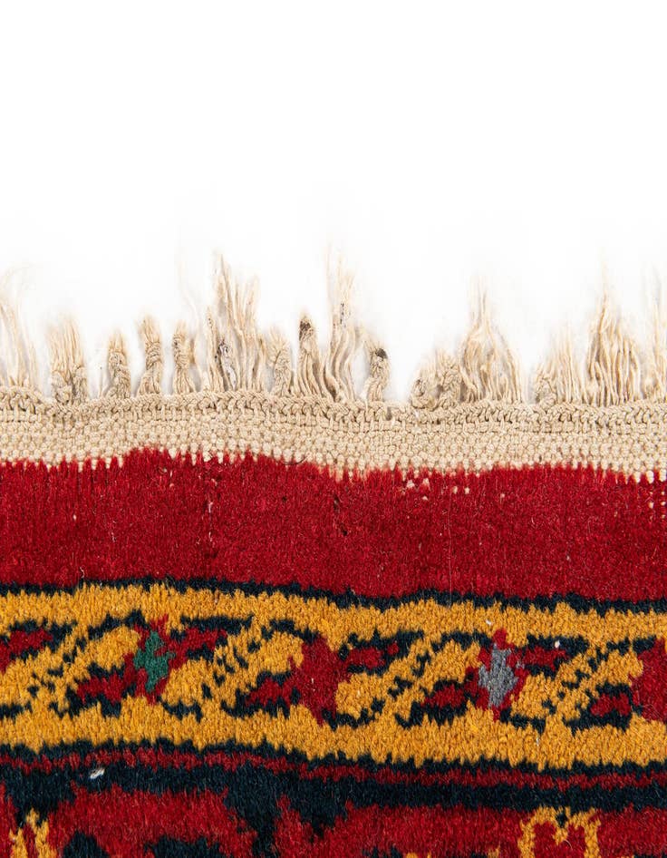 Detail image of  3' 3 x 5' 1  Hand Knotted Lahour Wool Rug