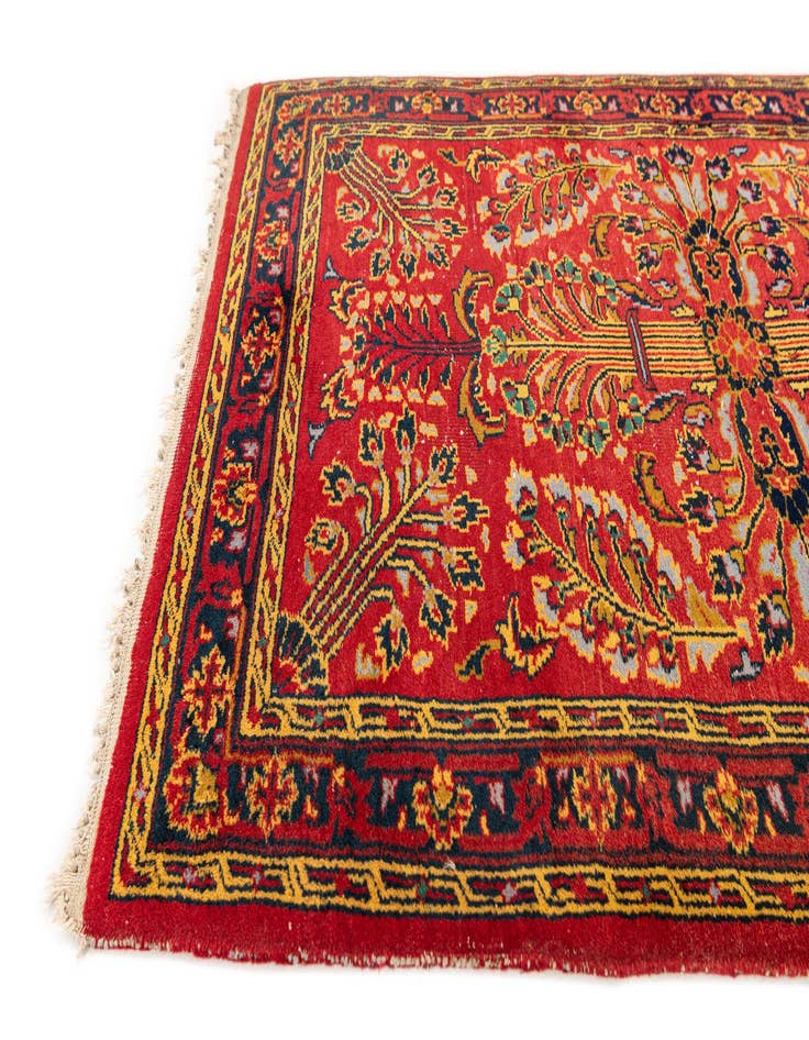 Detail image of  3' 3 x 5' 1  Hand Knotted Lahour Wool Rug