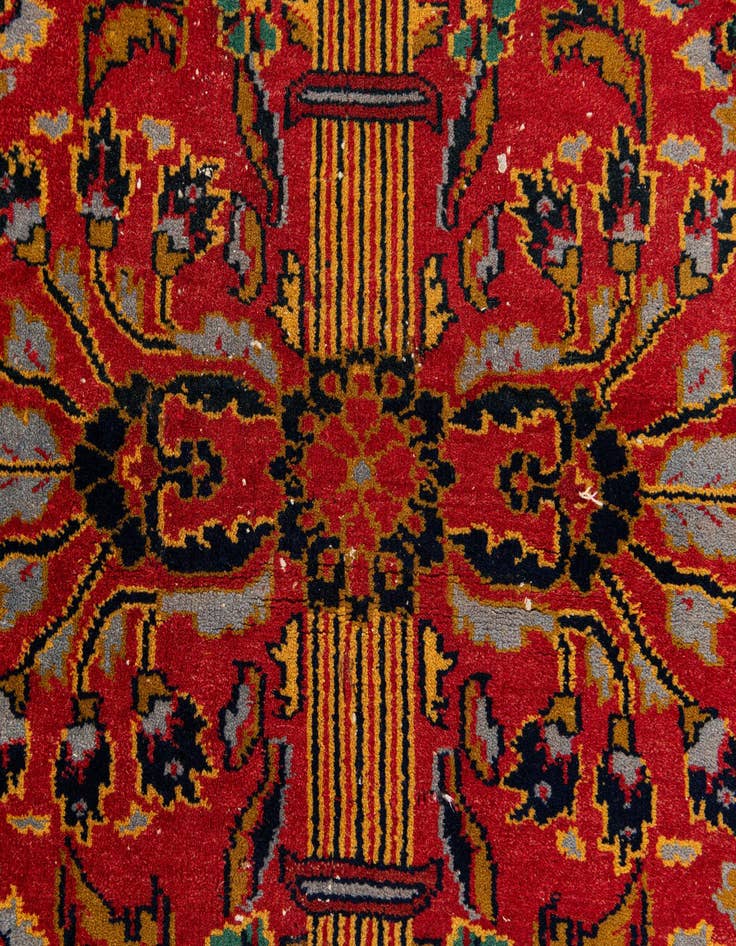 Detail image of  3' 3 x 5' 1  Hand Knotted Lahour Wool Rug