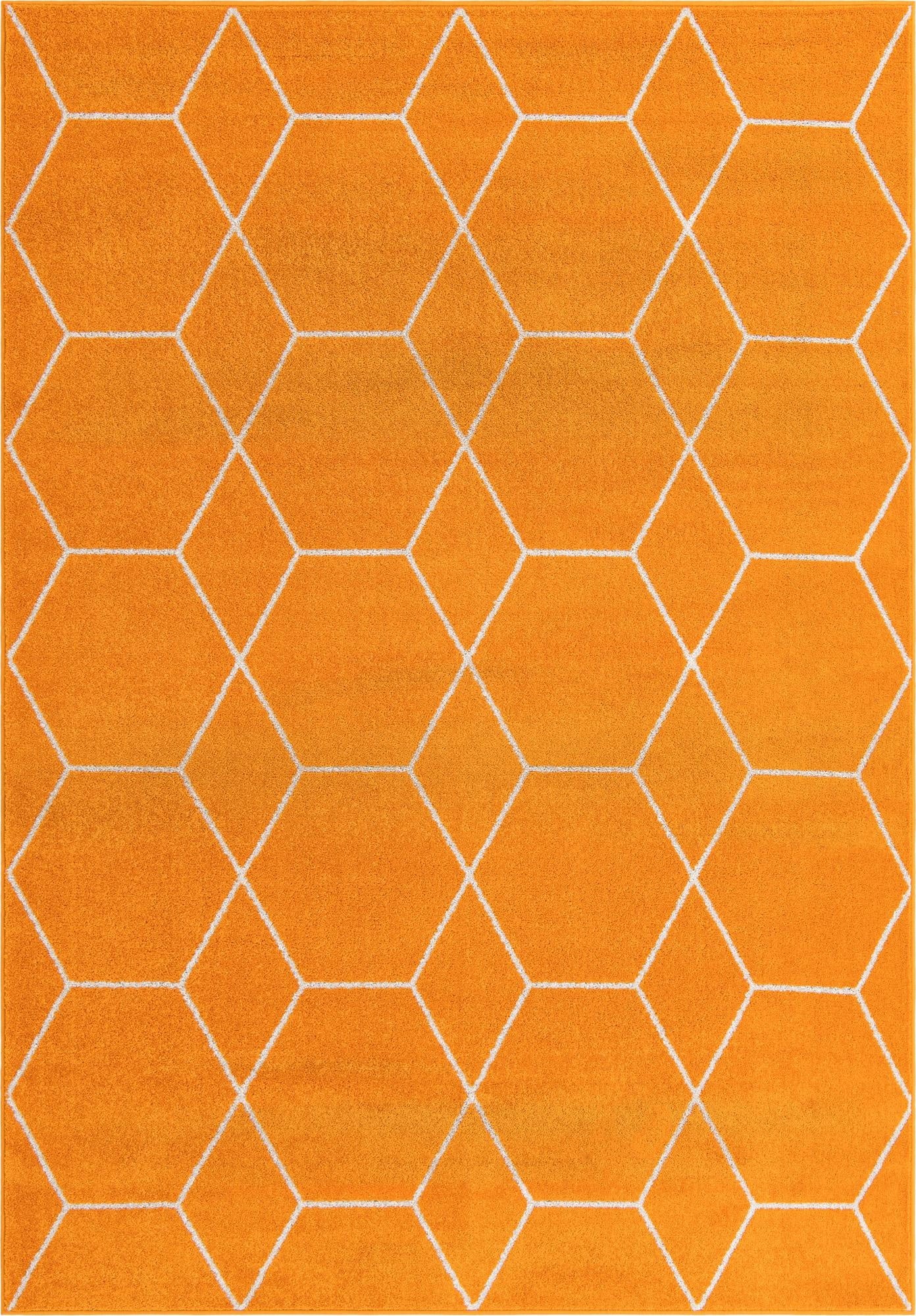  7' x 10' Lattice Frieze Rug