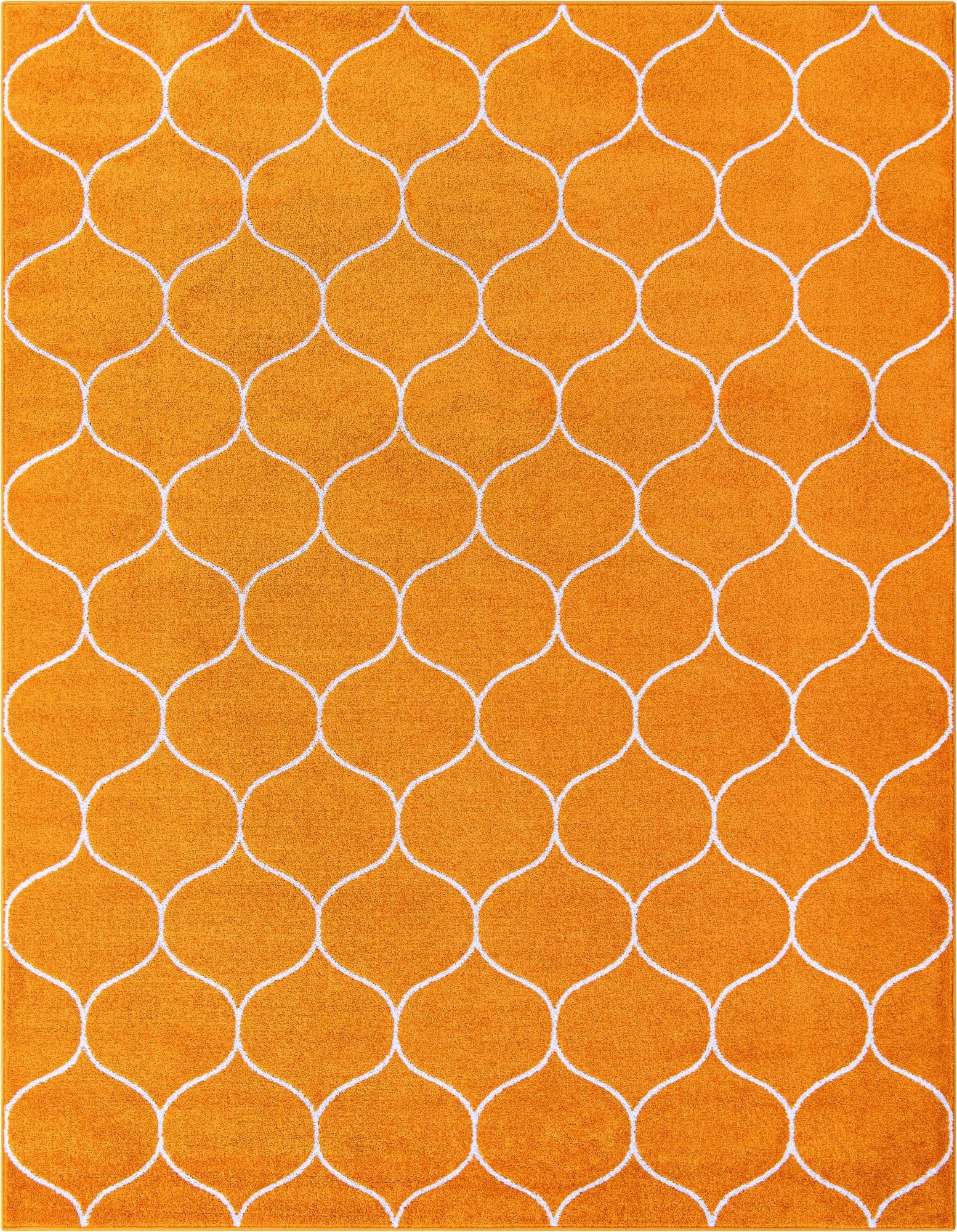  7' 10 x 10' Lattice Frieze Rug