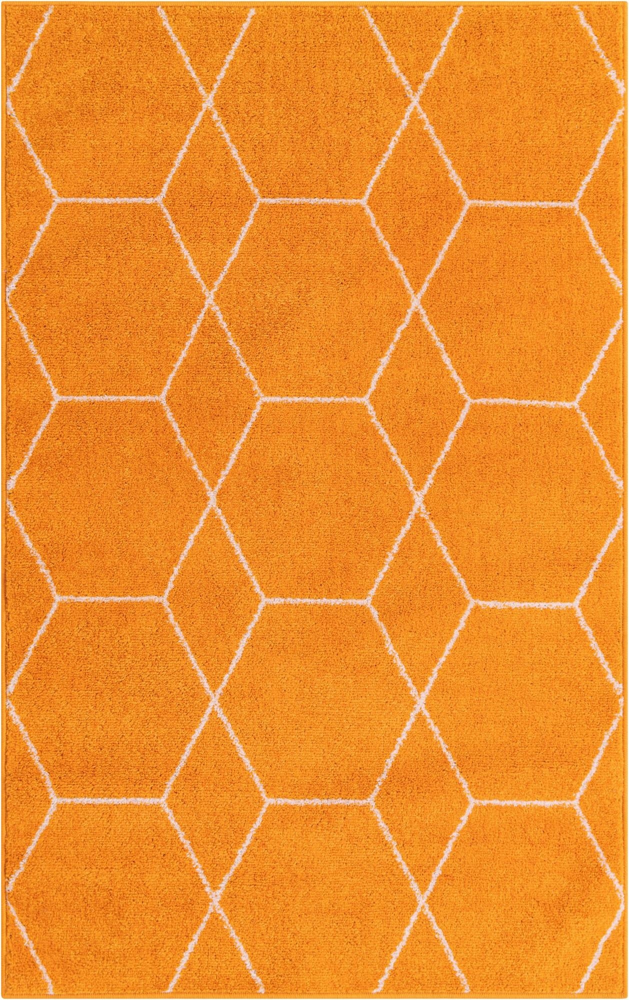  3' x 5' 3 Lattice Frieze Rug