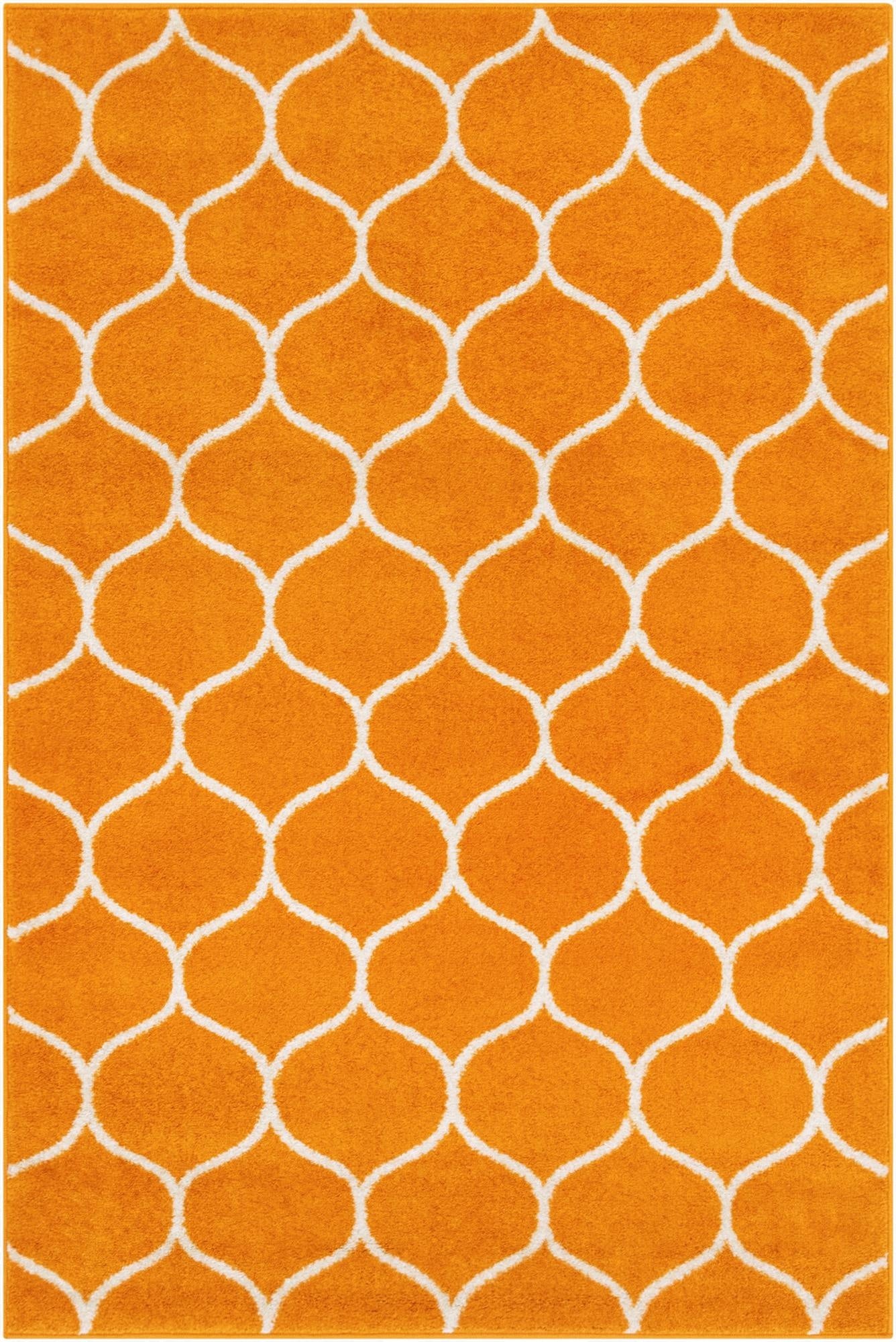  4' x 6' Lattice Frieze Rug