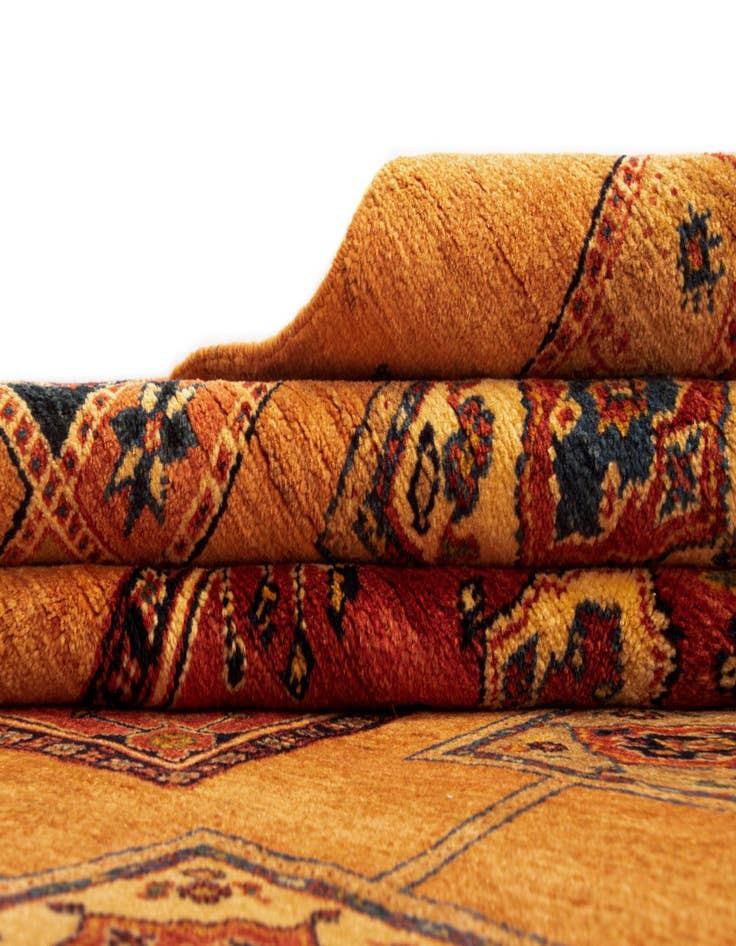 Detail image of  4' 10 x 7' 10 Luribaft Wool Rug