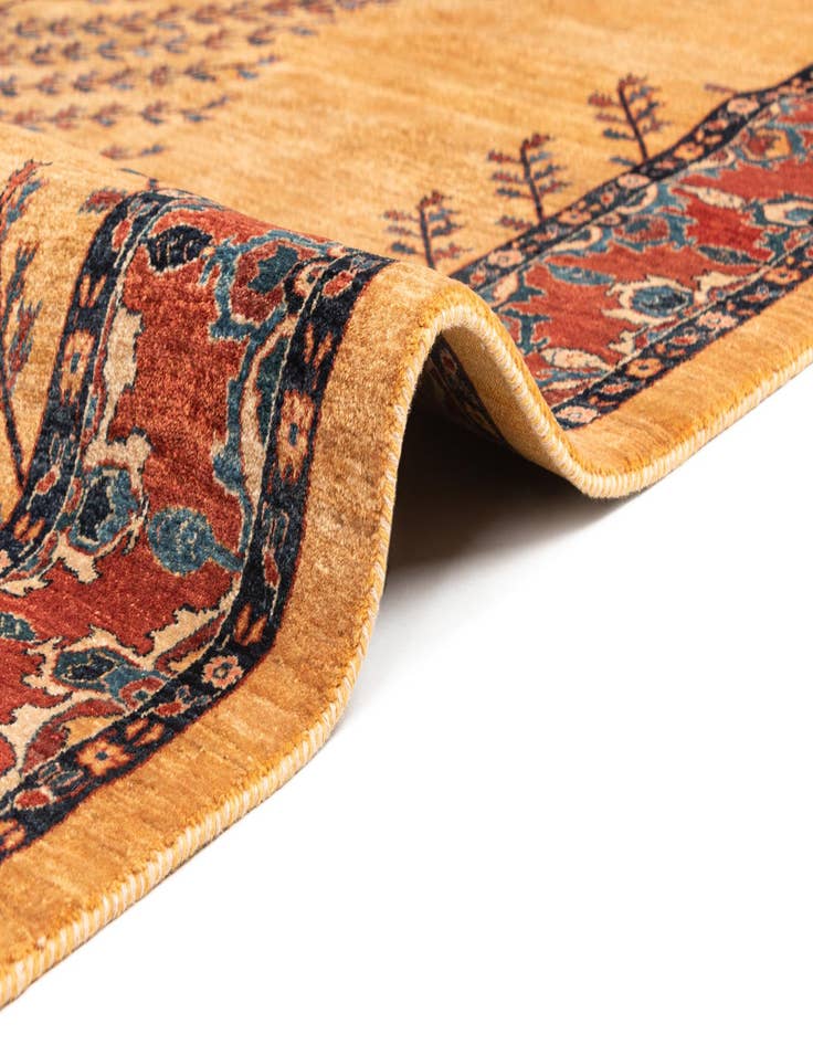 Detail image of  7' 7 x 9' 8  Hand Knotted Luribaft Rug