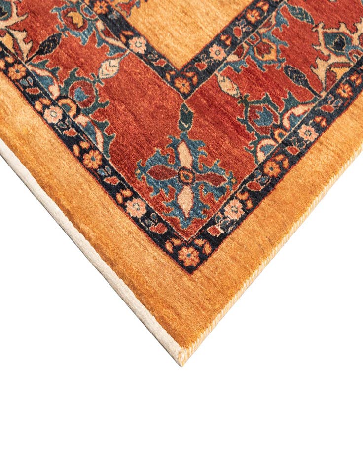 Detail image of  7' 7 x 9' 8  Hand Knotted Luribaft Rug