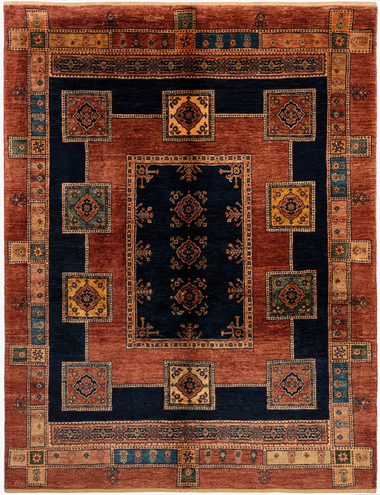  5' x 6' 6 Luribaft Wool Rug