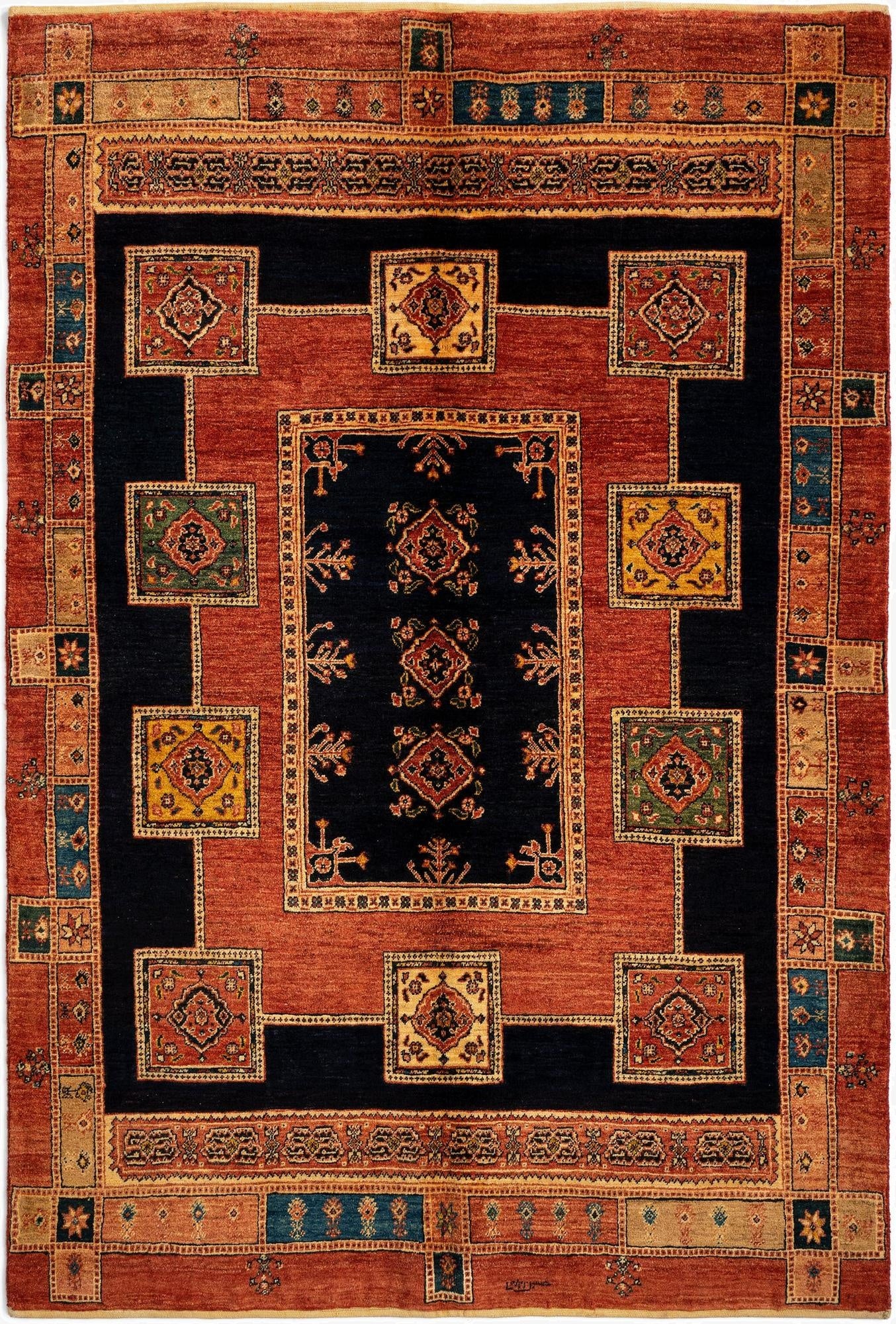  4' 10 x 7' 1 Luribaft Wool Rug