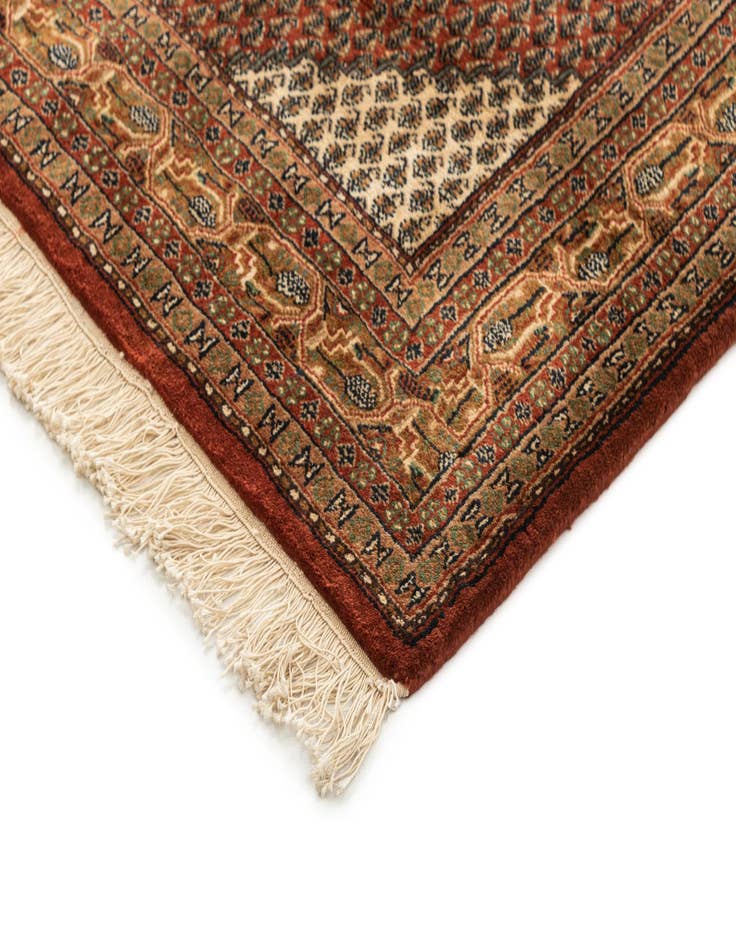 Detail image of  4' 1 x 5' 10  Hand Knotted Mir Oriental Wool Rug