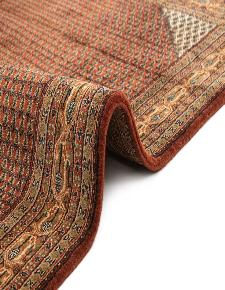 Detail image of  4' 1 x 5' 10  Hand Knotted Mir Oriental Wool Rug