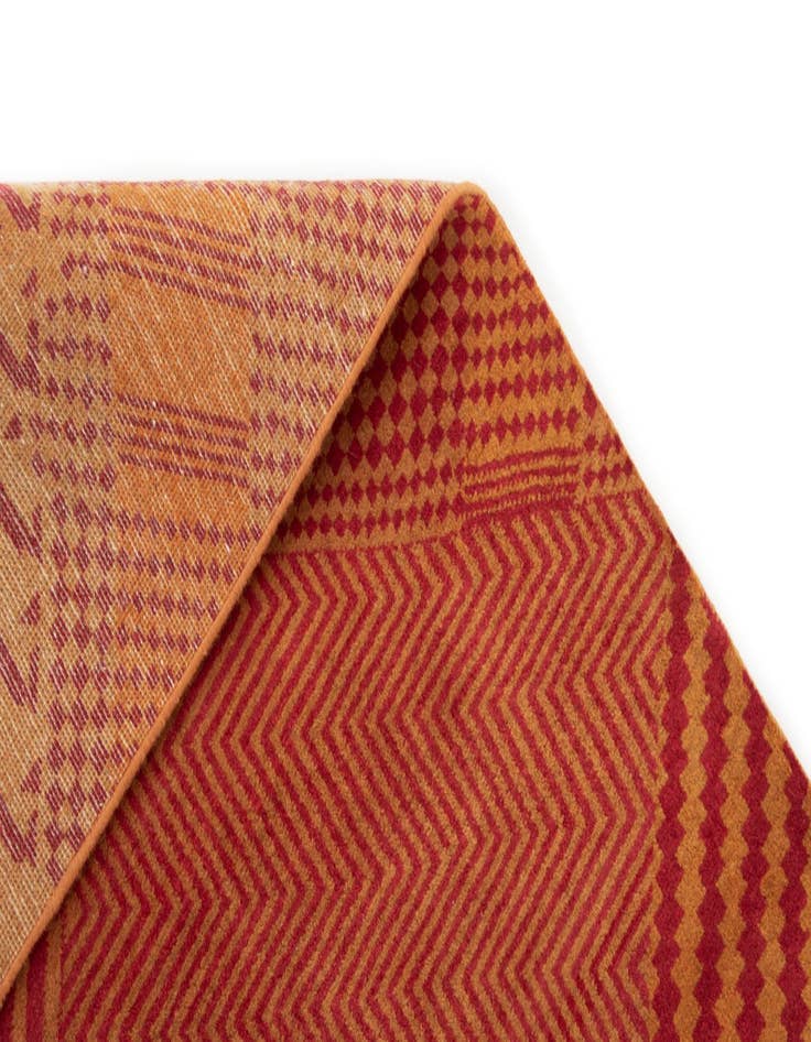 Detail image of  8' x 9' 11 Modern Manshu Wool Rug