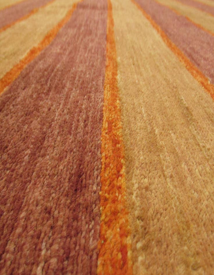 Detail image of  5' 6 x 8'  Hand Knotted Modern Ziegler Oriental Rug