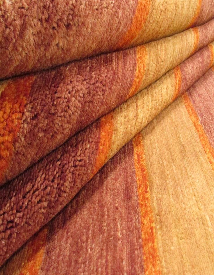 Detail image of  5' 6 x 8'  Hand Knotted Modern Ziegler Oriental Rug