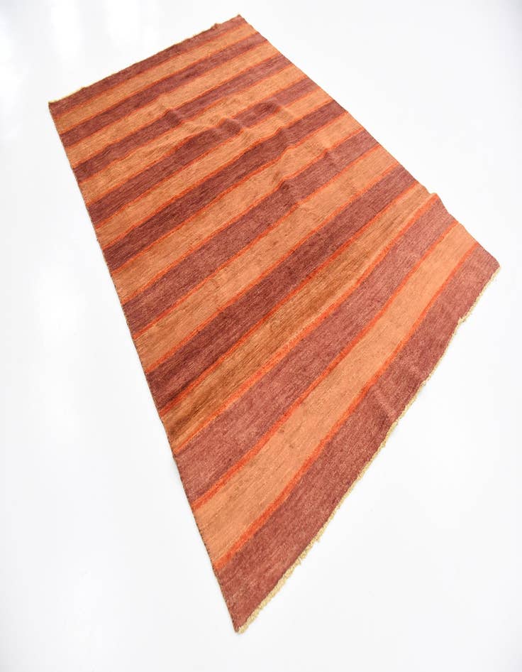 Detail image of  5' 6 x 8'  Hand Knotted Modern Ziegler Oriental Rug