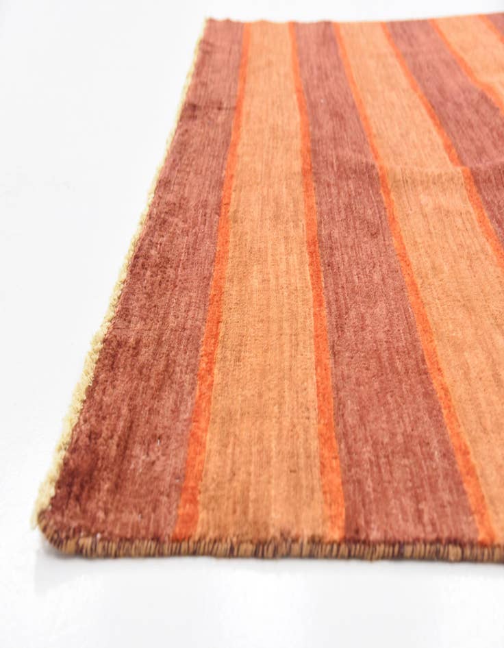 Detail image of  5' 6 x 8'  Hand Knotted Modern Ziegler Oriental Rug