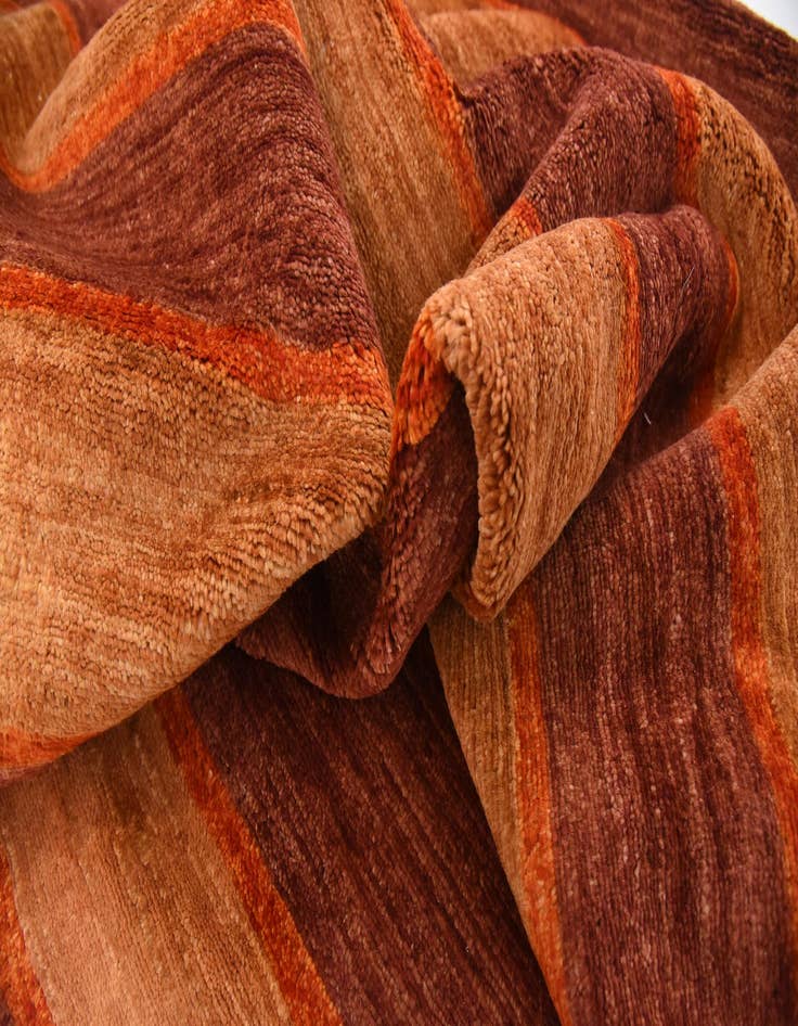 Detail image of  5' 6 x 8'  Hand Knotted Modern Ziegler Oriental Rug