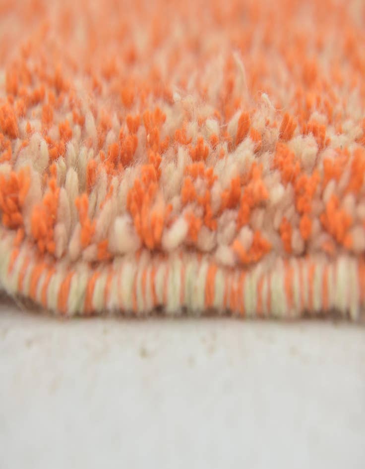 Detail image of  4' 10 x 7' 7  Hand Knotted Moroccan Wool Rug