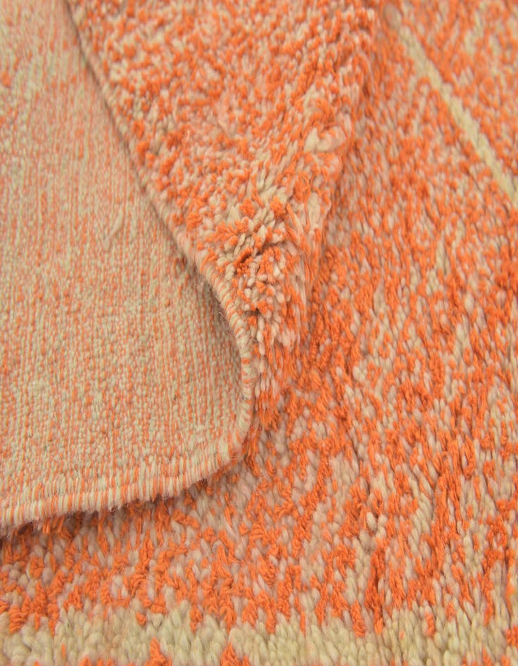 Detail image of  4' 10 x 7' 7  Hand Knotted Moroccan Wool Rug