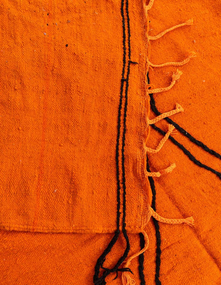 Detail image of  6' 3 x 9' 9  Hand Knotted Moroccan Wool Rug