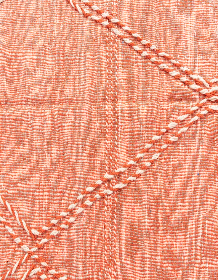 Detail image of  6' 6 x 9' 9  Hand Knotted Moroccan Wool Rug