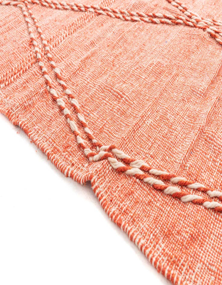 Detail image of  6' 6 x 9' 9  Hand Knotted Moroccan Wool Rug