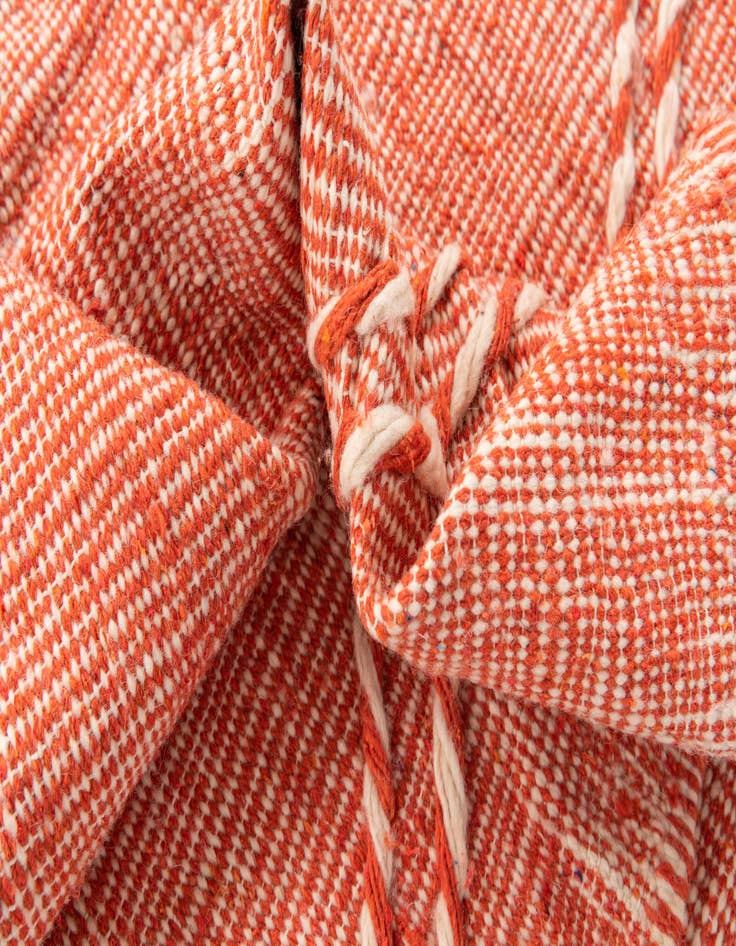 Detail image of  6' 6 x 9' 9  Hand Knotted Moroccan Wool Rug