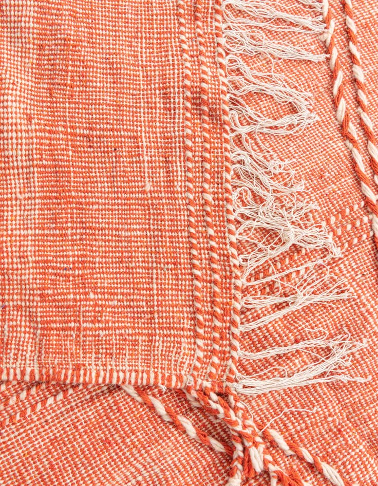 Detail image of  6' 6 x 9' 9  Hand Knotted Moroccan Wool Rug