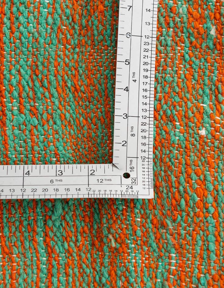 Detail image of  6' 5 x 10' 7  Hand Knotted Moroccan Wool Rug