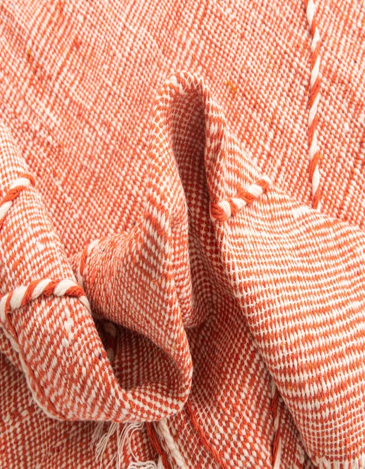 Detail image of  6' 3 x 10' 6  Hand Knotted Moroccan Wool Rug