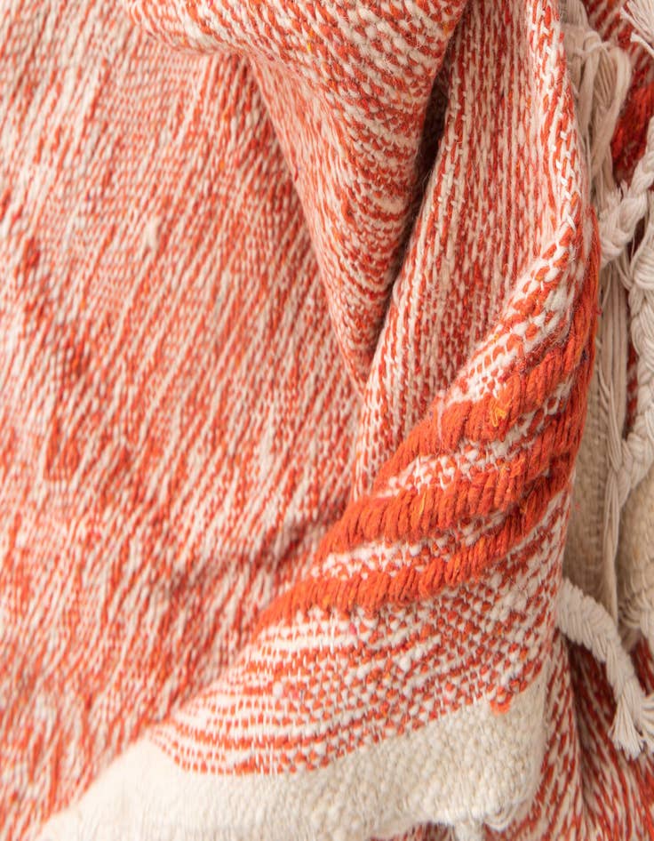 Detail image of  6' 6 x 10' 5  Hand Knotted Moroccan Wool Rug