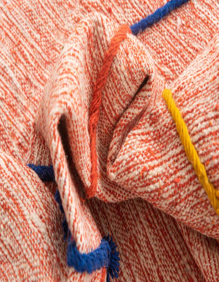 Detail image of  6' 5 x 9' 8  Hand Knotted Moroccan Wool Rug