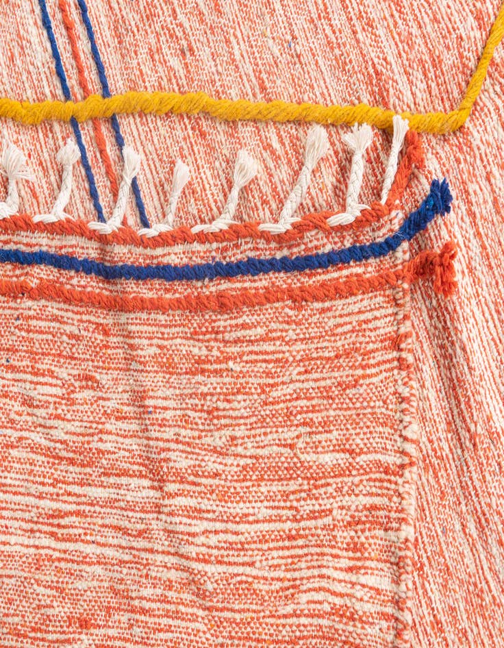 Detail image of  6' 5 x 9' 8  Hand Knotted Moroccan Wool Rug