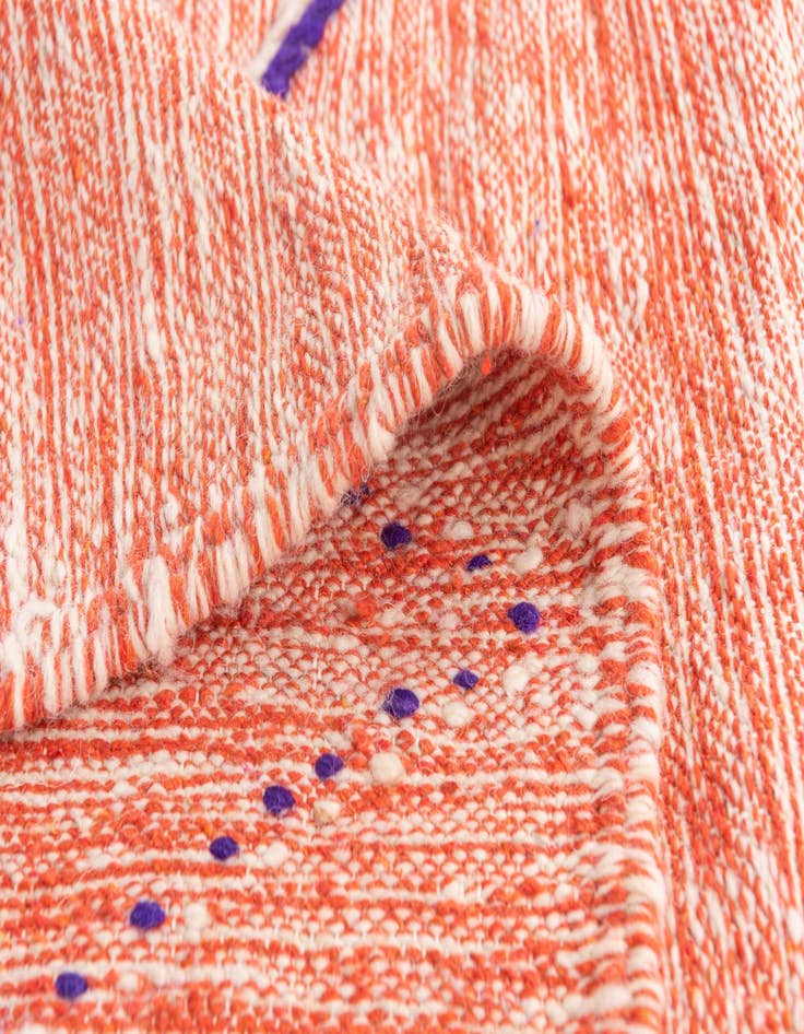 Detail image of  6' 8 x 9' 9  Hand Knotted Moroccan Wool Rug