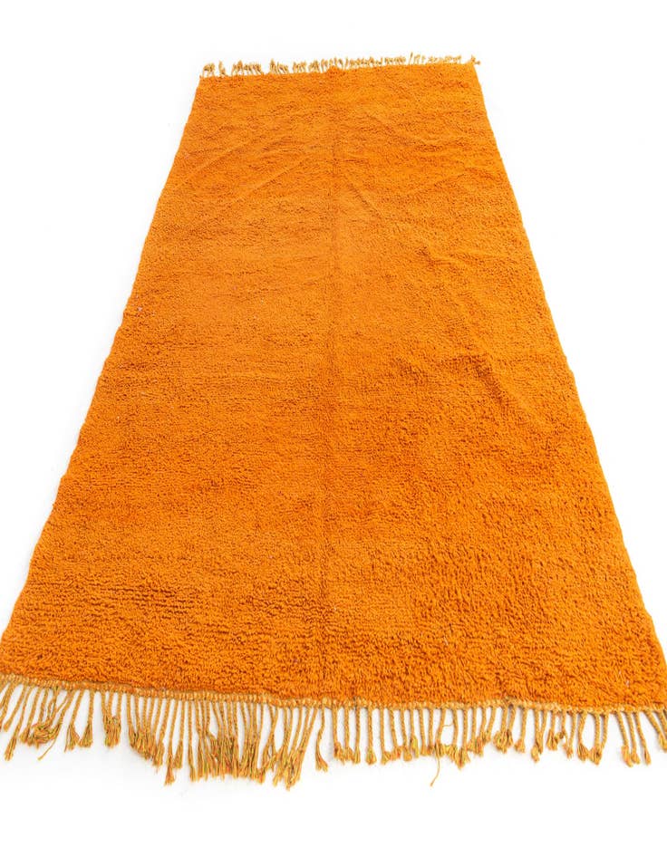 Detail image of  6' 9 x 9' 8  Hand Knotted Moroccan Wool Rug