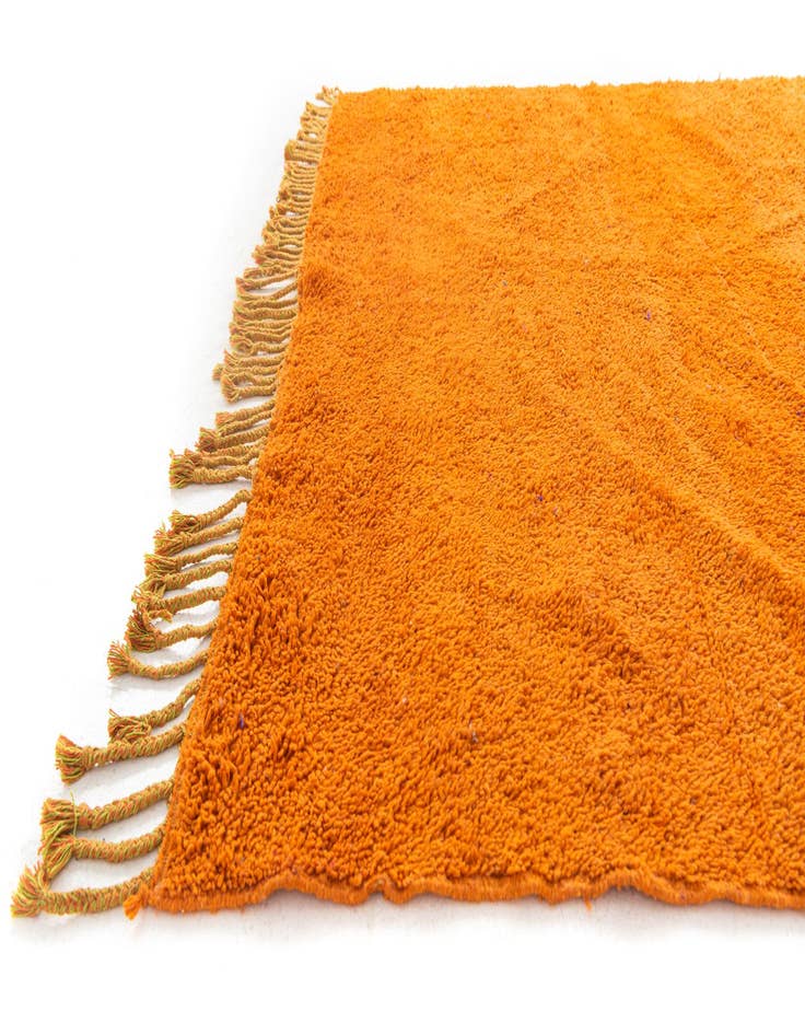 Detail image of  6' 9 x 9' 8  Hand Knotted Moroccan Wool Rug