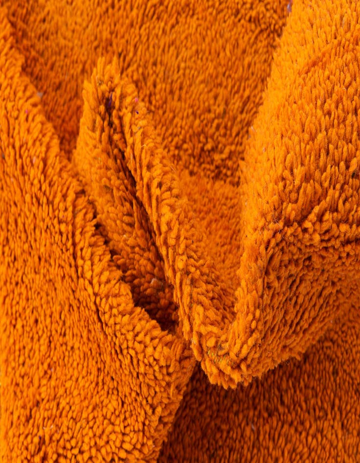 Detail image of  6' 9 x 9' 8  Hand Knotted Moroccan Wool Rug