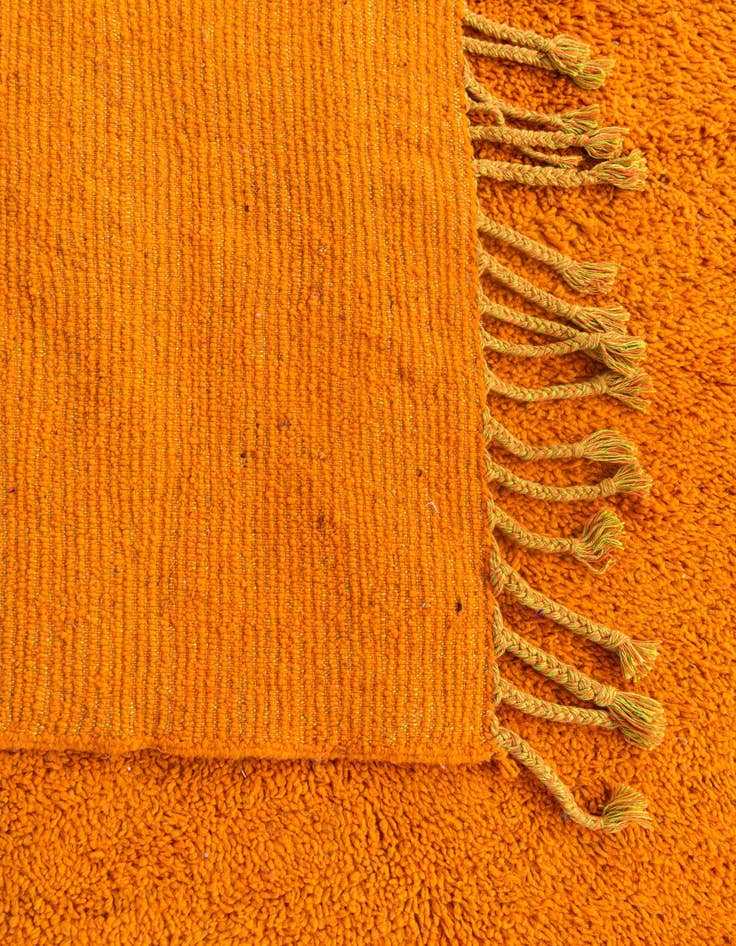 Detail image of  6' 9 x 9' 8  Hand Knotted Moroccan Wool Rug