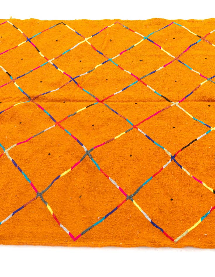 Detail image of  5' x 7' 8  Hand Knotted Moroccan Wool Rug