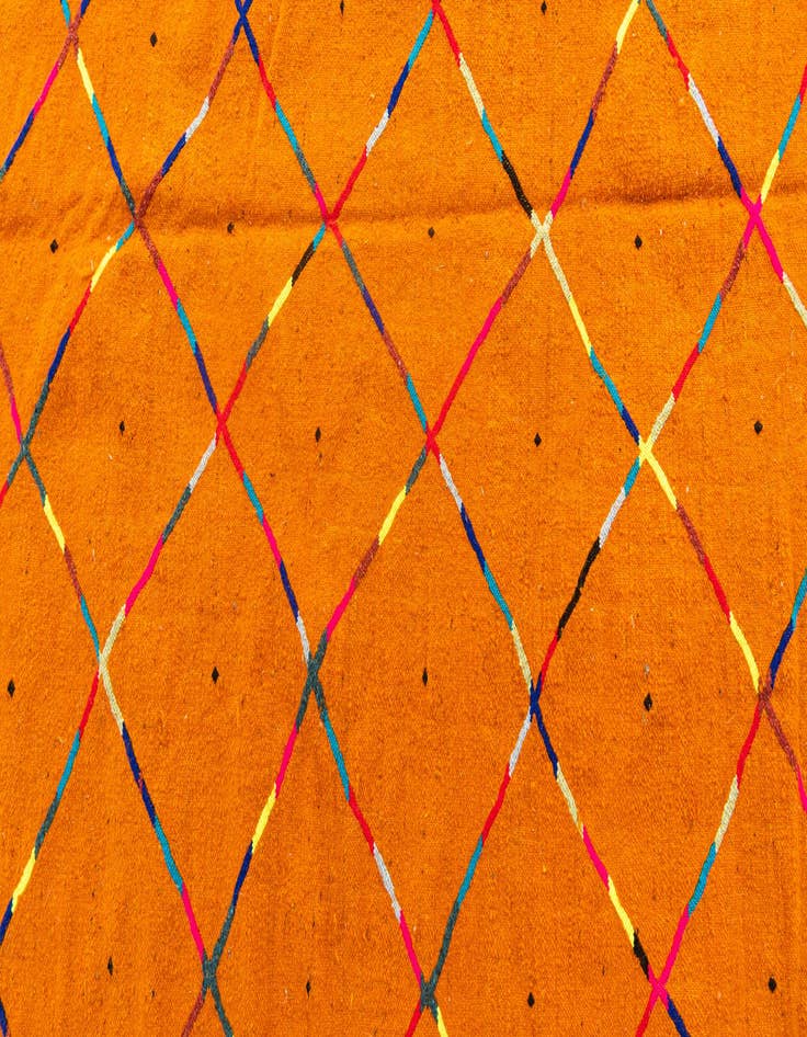 Detail image of  5' x 7' 8  Hand Knotted Moroccan Wool Rug