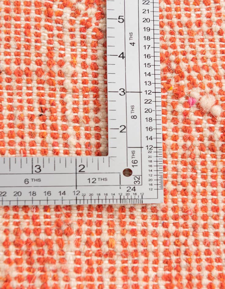 Detail image of  4' 10 x 8' 2  Hand Knotted Moroccan Wool Rug