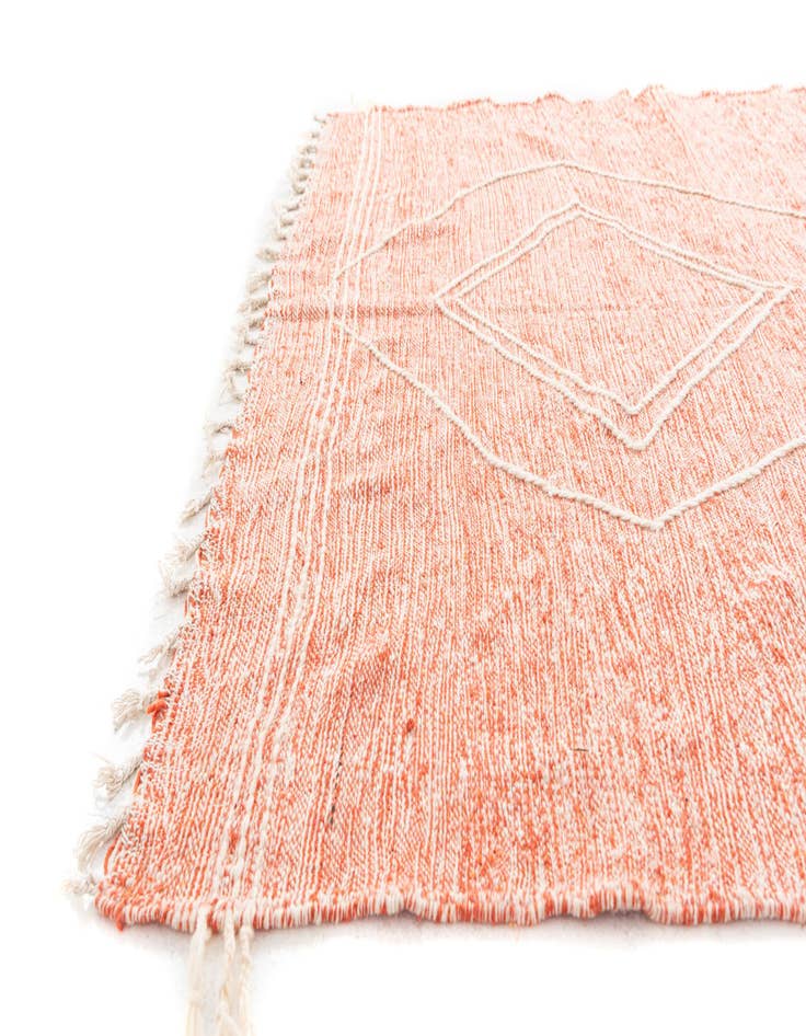 Detail image of  6' 3 x 10'  Hand Knotted Moroccan Wool Rug