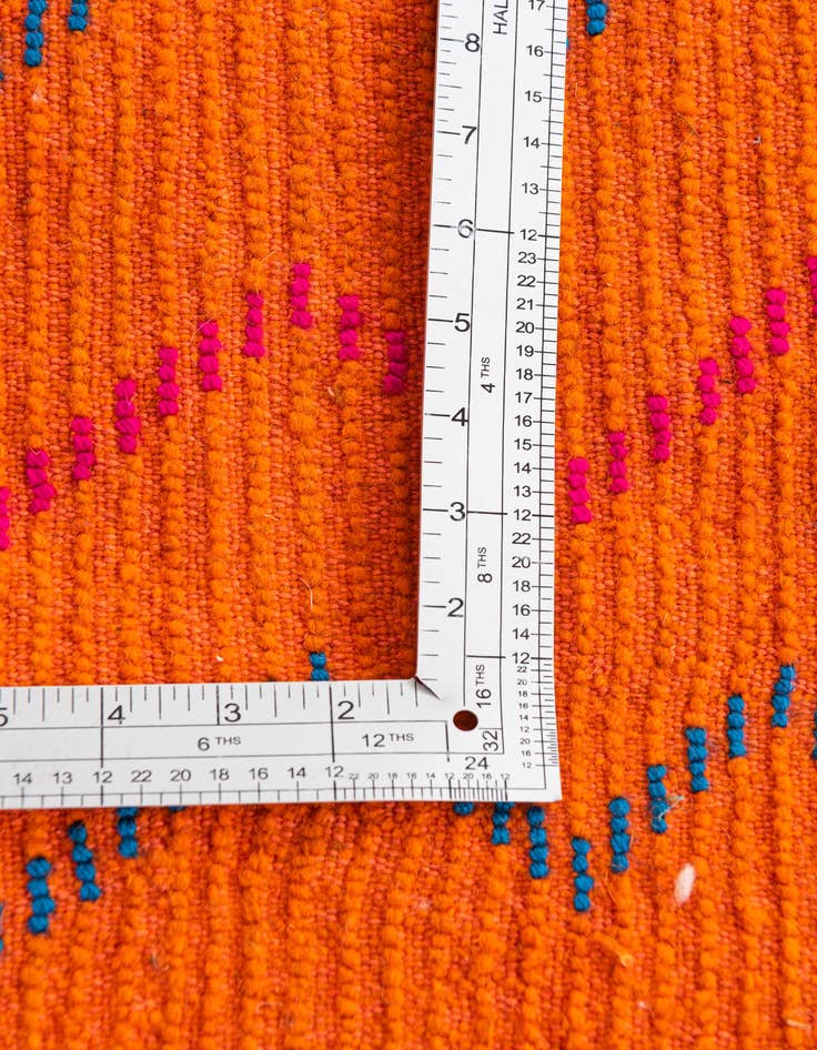 Detail image of  6' 10 x 10'  Hand Knotted Moroccan Wool Rug