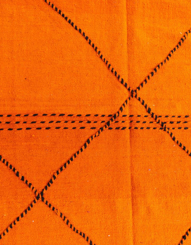 Detail image of  6' 5 x 9' 9  Hand Knotted Moroccan Wool Rug