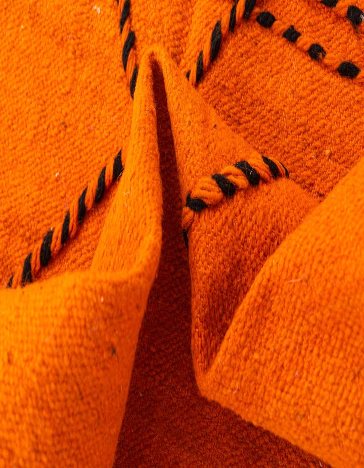 Detail image of  6' 5 x 9' 9  Hand Knotted Moroccan Wool Rug