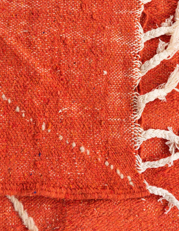 Detail image of  6' 5 x 10' 8  Hand Knotted Moroccan Wool Rug