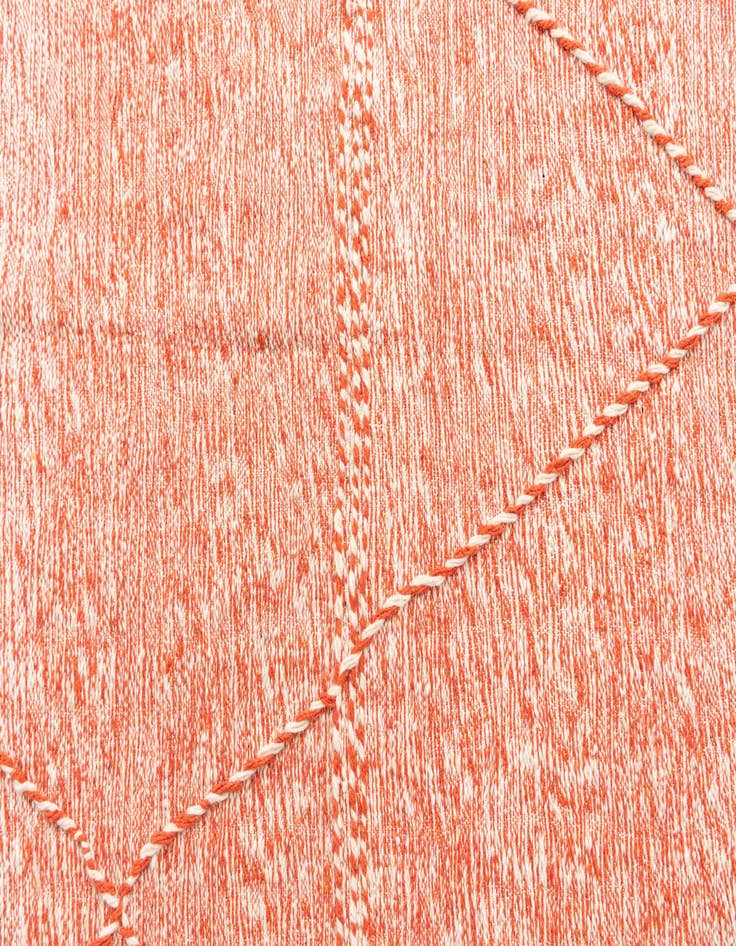 Detail image of  6' 9 x 10'  Hand Knotted Moroccan Wool Rug