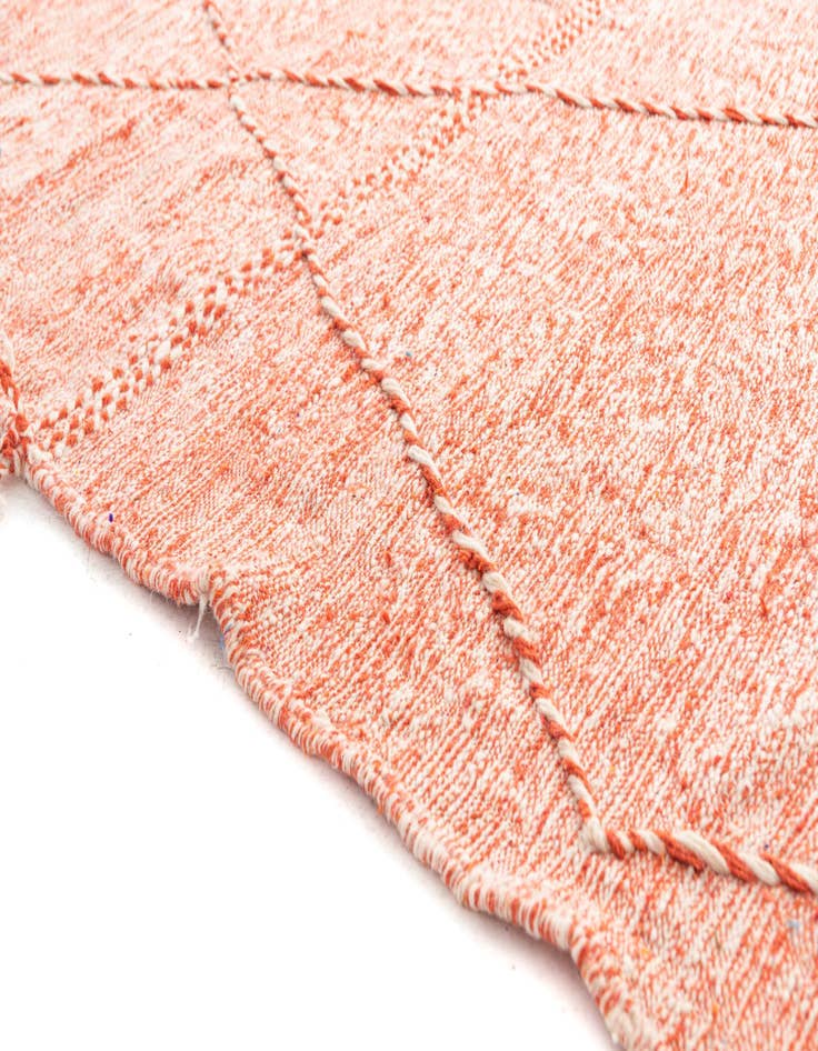 Detail image of  6' 9 x 10'  Hand Knotted Moroccan Wool Rug