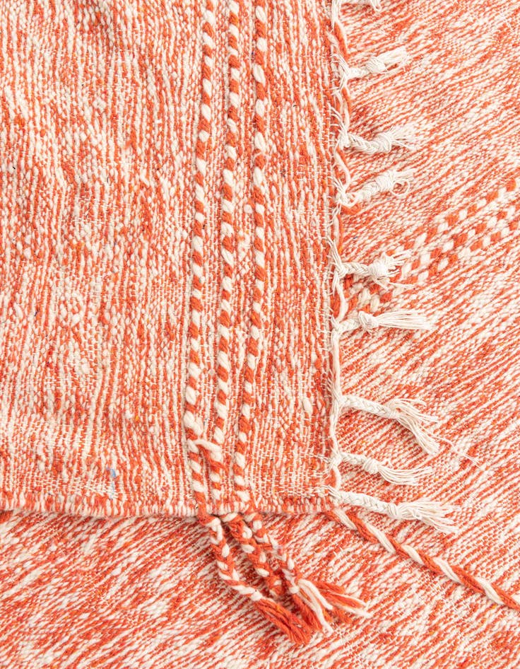 Detail image of  6' 9 x 10'  Hand Knotted Moroccan Wool Rug