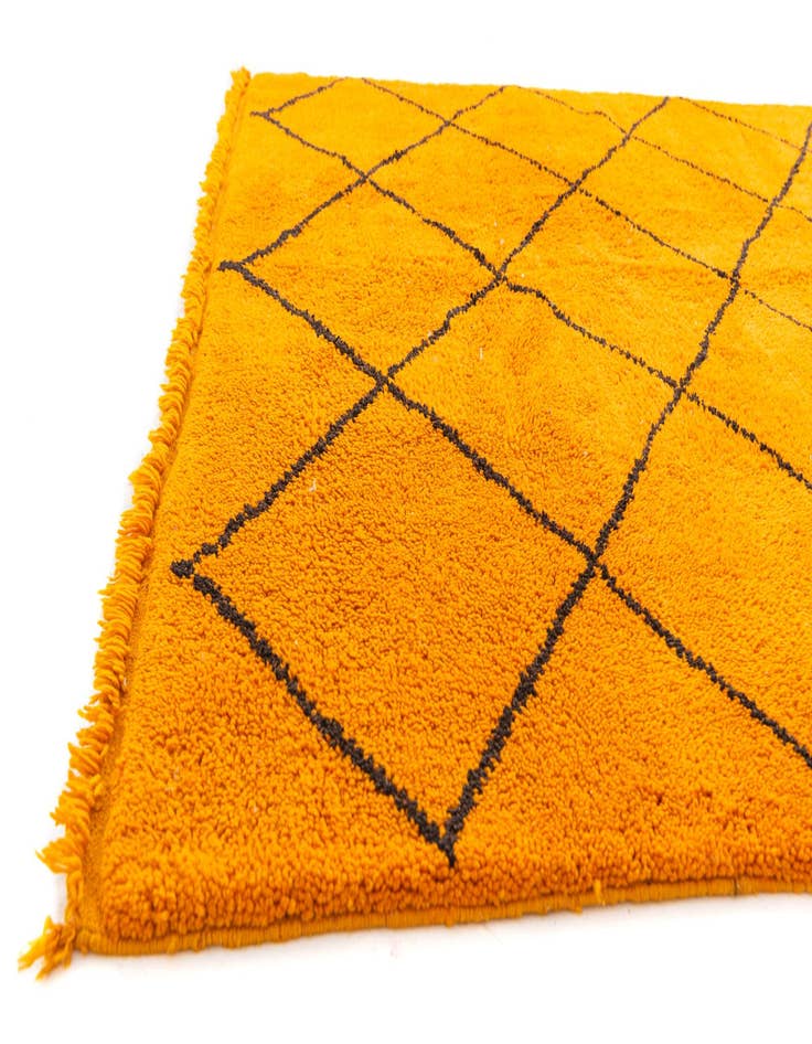 Detail image of  7' x 9' 7  Hand Knotted Moroccan Wool Rug